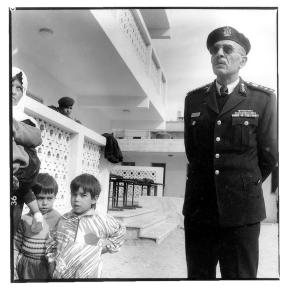 Palestinian Officer Jabalia Gaza Strip Jan 96 ©1996 Marc De Clercq